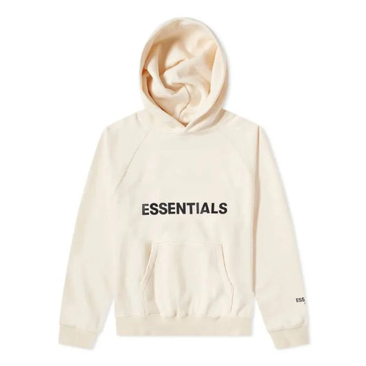 Butter cream Essential Hoodie, crafted with soft, cozy fabric for a stylish and comfortable everyday look.